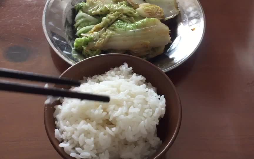 白米饭配白菜,比美国中产阶级吃得好_哔哩哔哩_bilibili