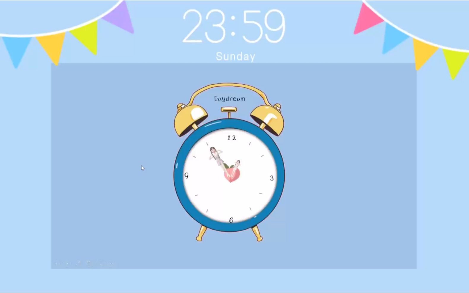 ppt创意可爱闹钟旋转教程