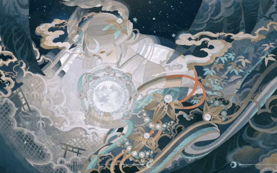 【阴阳师手游】sp辉夜姬loading图