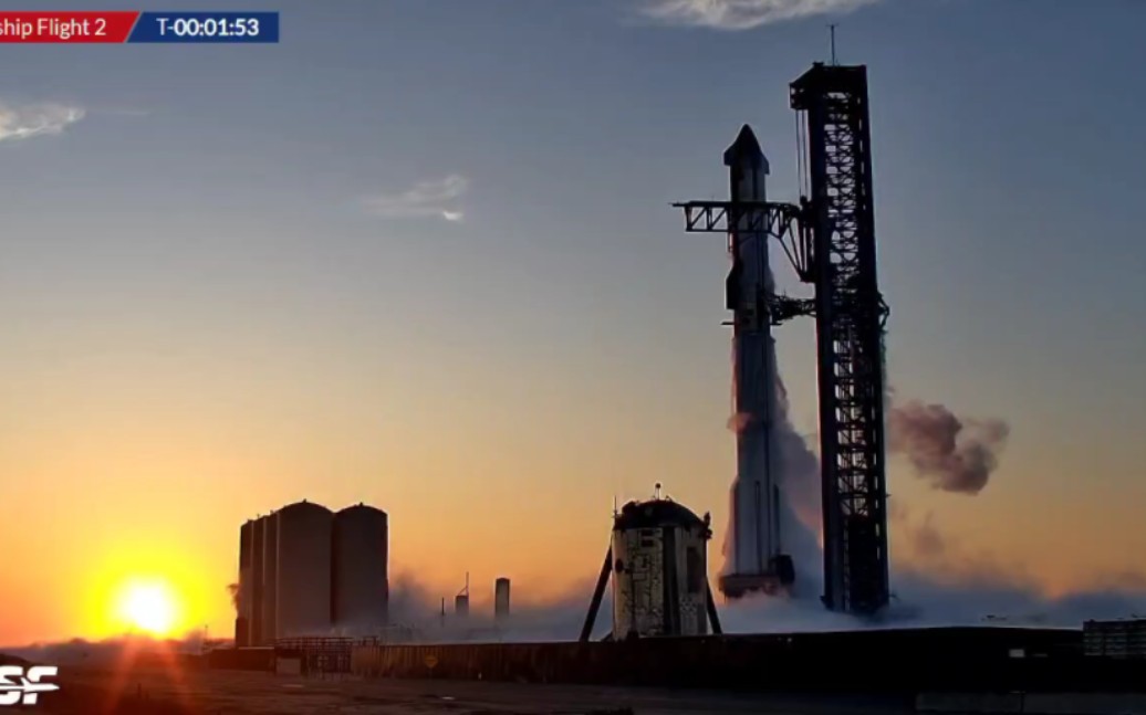 创造历史!space x星舰第二次发射,成功完成分离!
