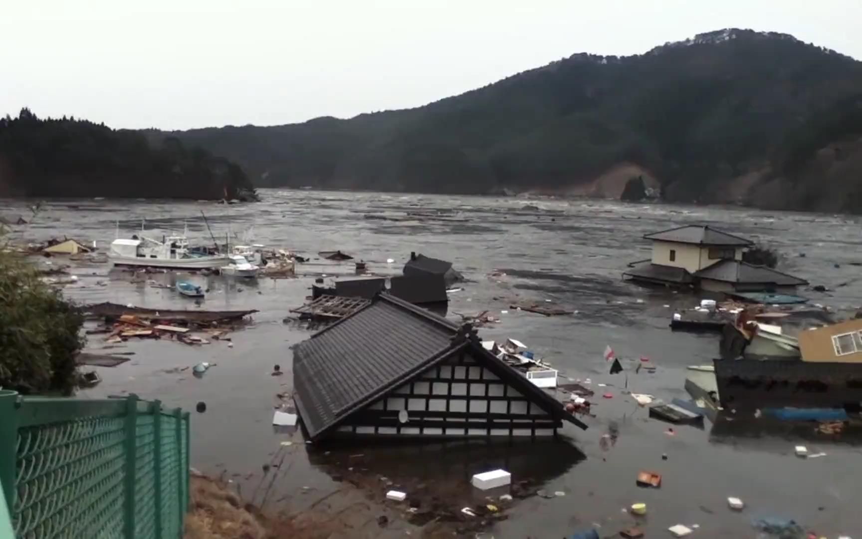 [图]【未公开影像】3.11东日本大地震 宫城县气仙沼市【海啸】@柚子木字幕组