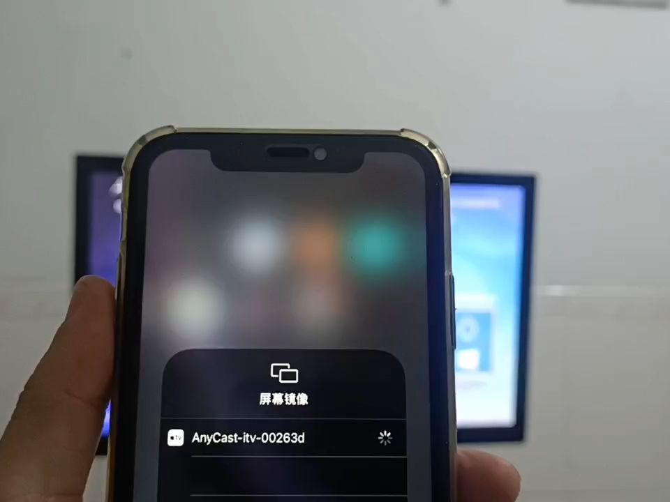 苹果同屏操作anycast