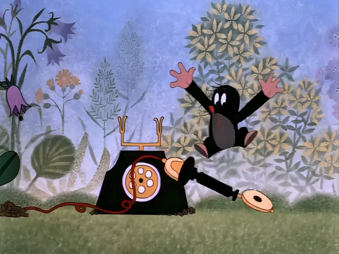 鼹鼠的故事 1974 鼹鼠和电话