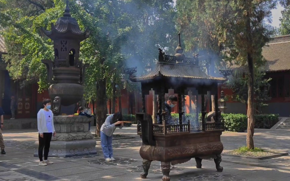 [图]航拍天下第一寺～洛阳白马寺