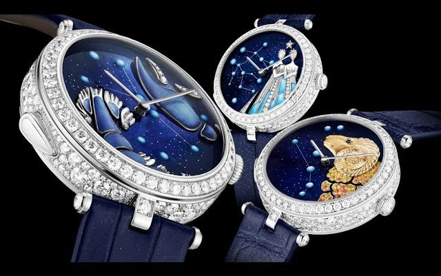 【点亮腕际星空】Van Cleef & Arpels 梵克雅宝 Lady Arpels Zodiac Lumineux 十二星座腕表哔哩哔哩bilibili