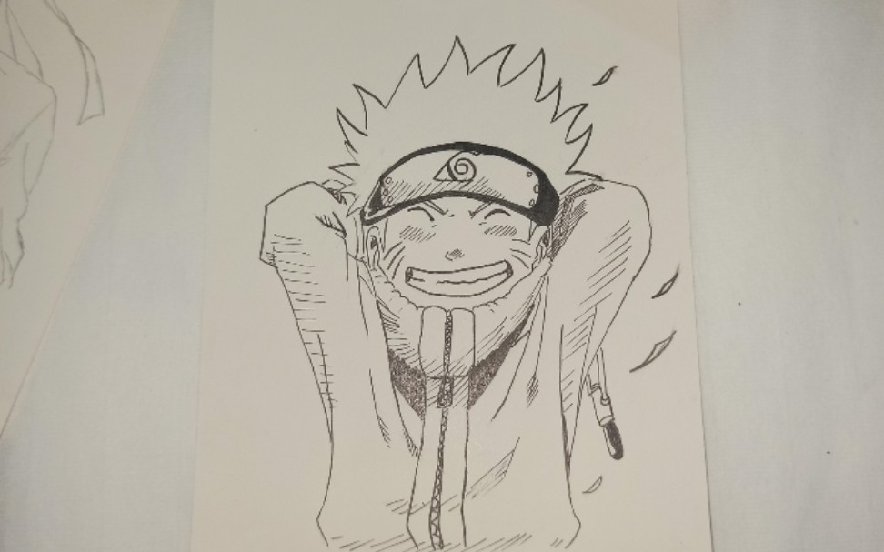 [手绘]鸣人/为什么我的笔和你们不一样qaq