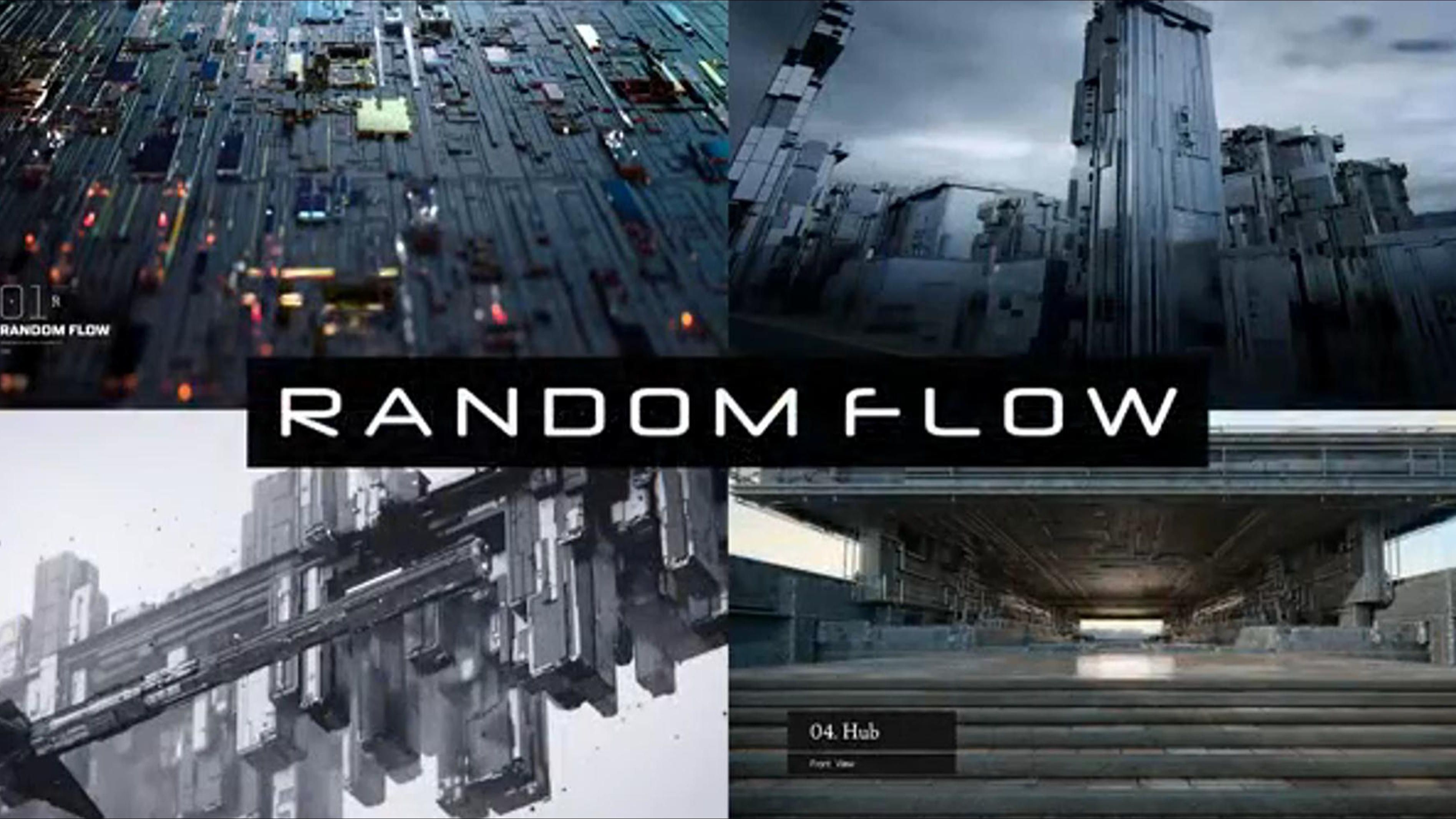 Blender科技感模型生成插件 Random Flow v3.0哔哩哔哩bilibili