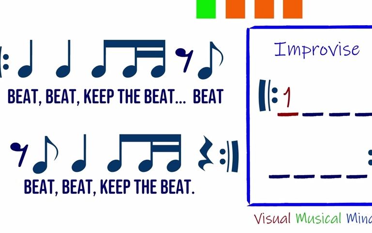 [图]音乐课 节奏训练 Beat, Beat, Keep the Beat.
