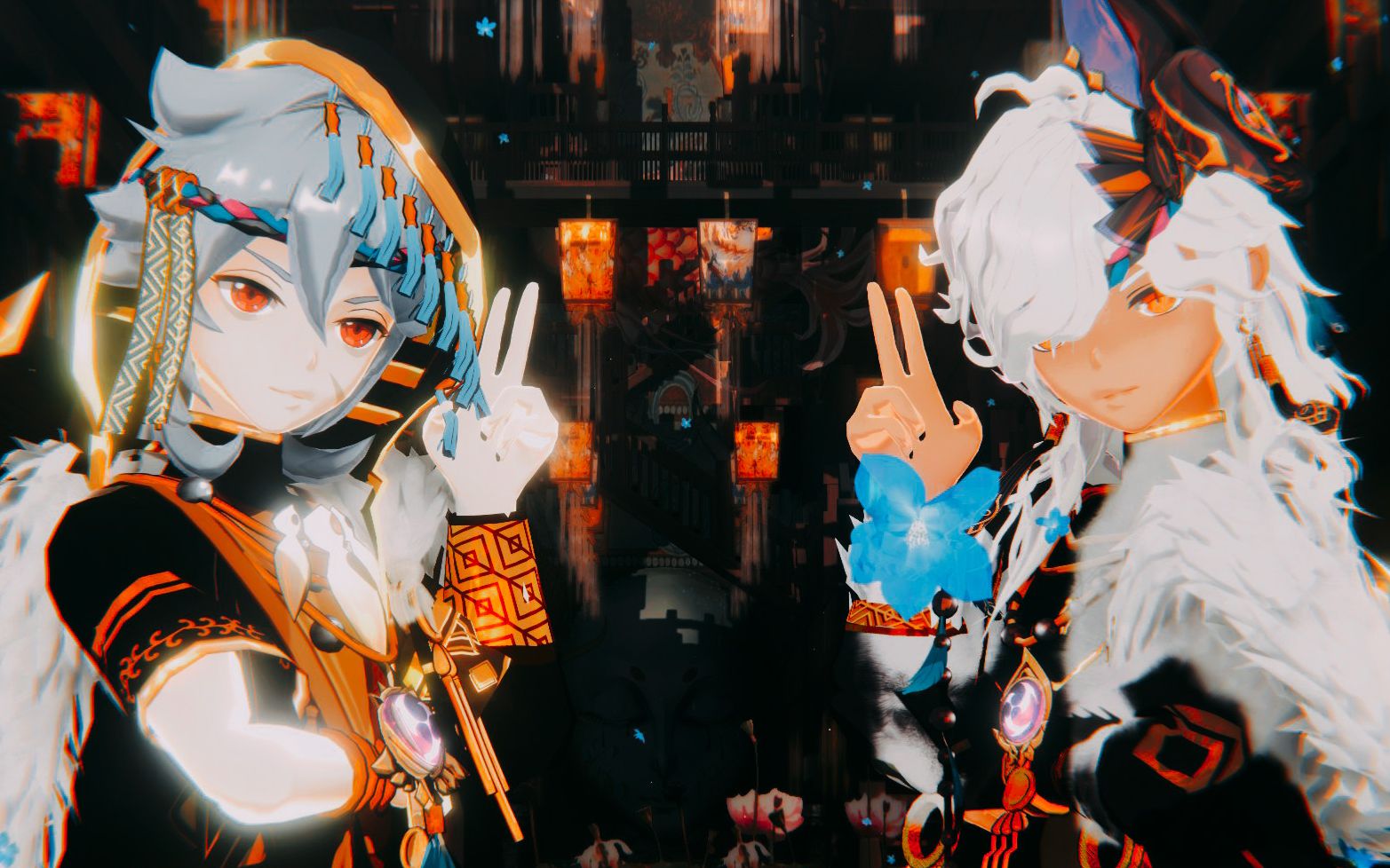 【原神mmd】宵宵古今【异雷·赛诺&雷泽】