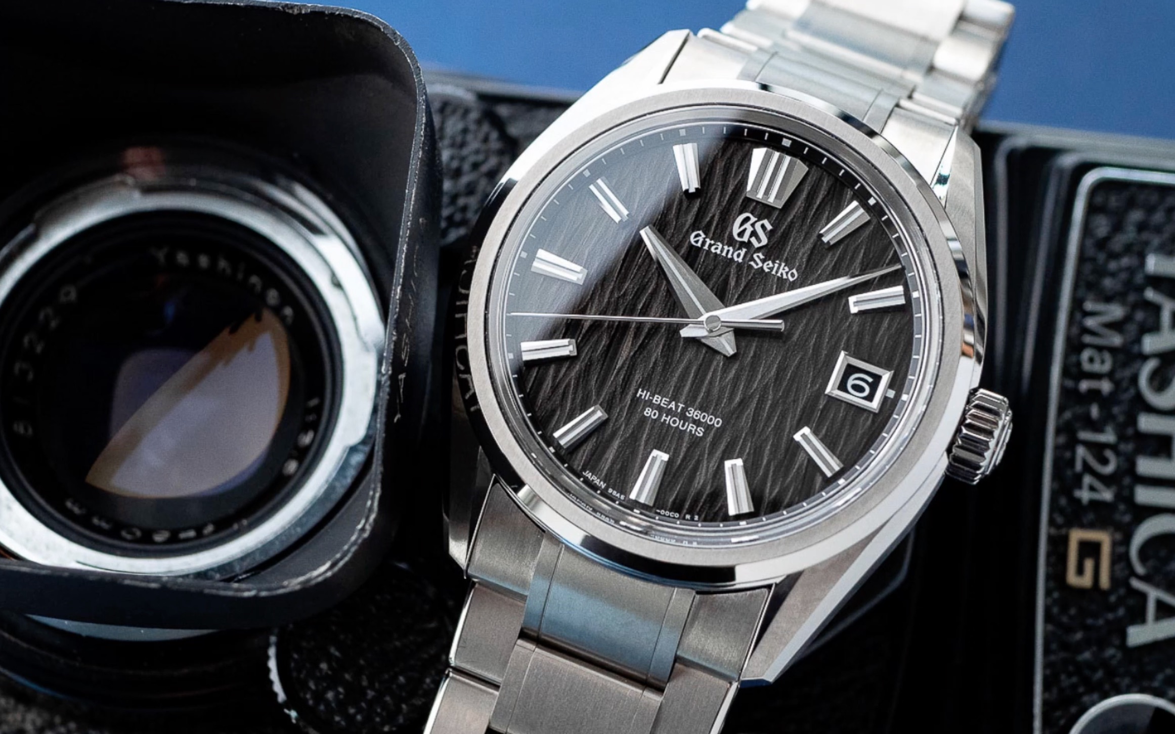 grandseiko冠蓝狮新款黑桦林slgh017钛合金thegoldenwatches