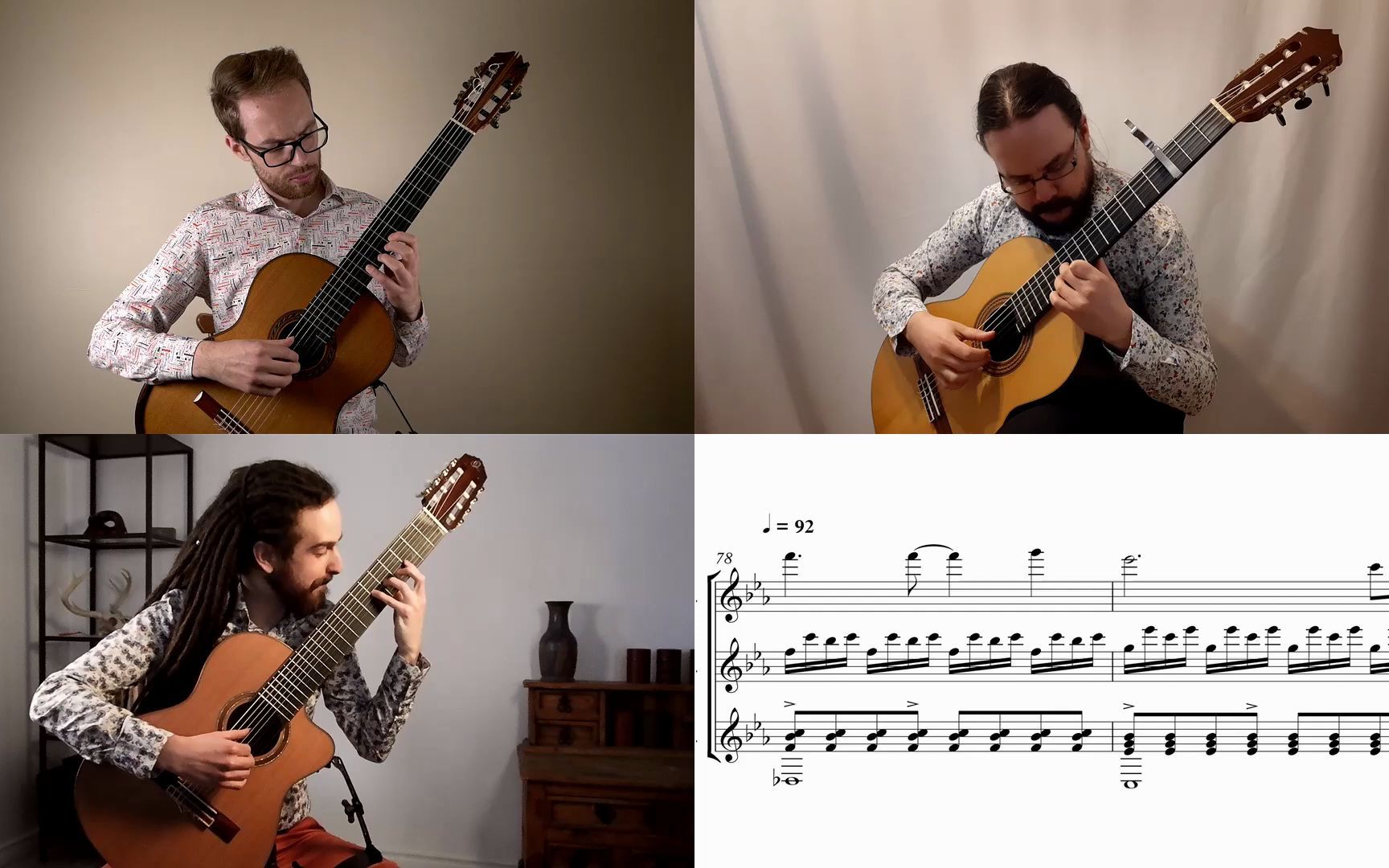 [图]《龙猫》Path of the Wind Cover | Ottawa Guitar Trio