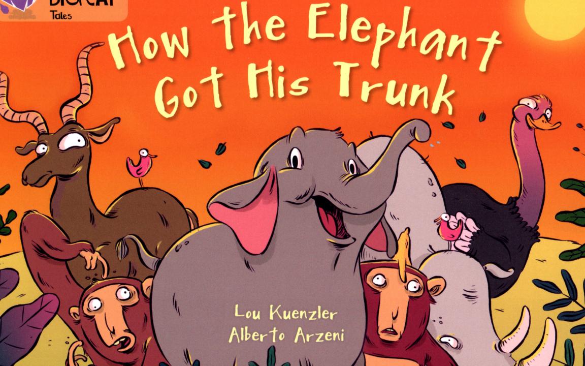 [图]儿童英语绘本How the elephant got his trunk