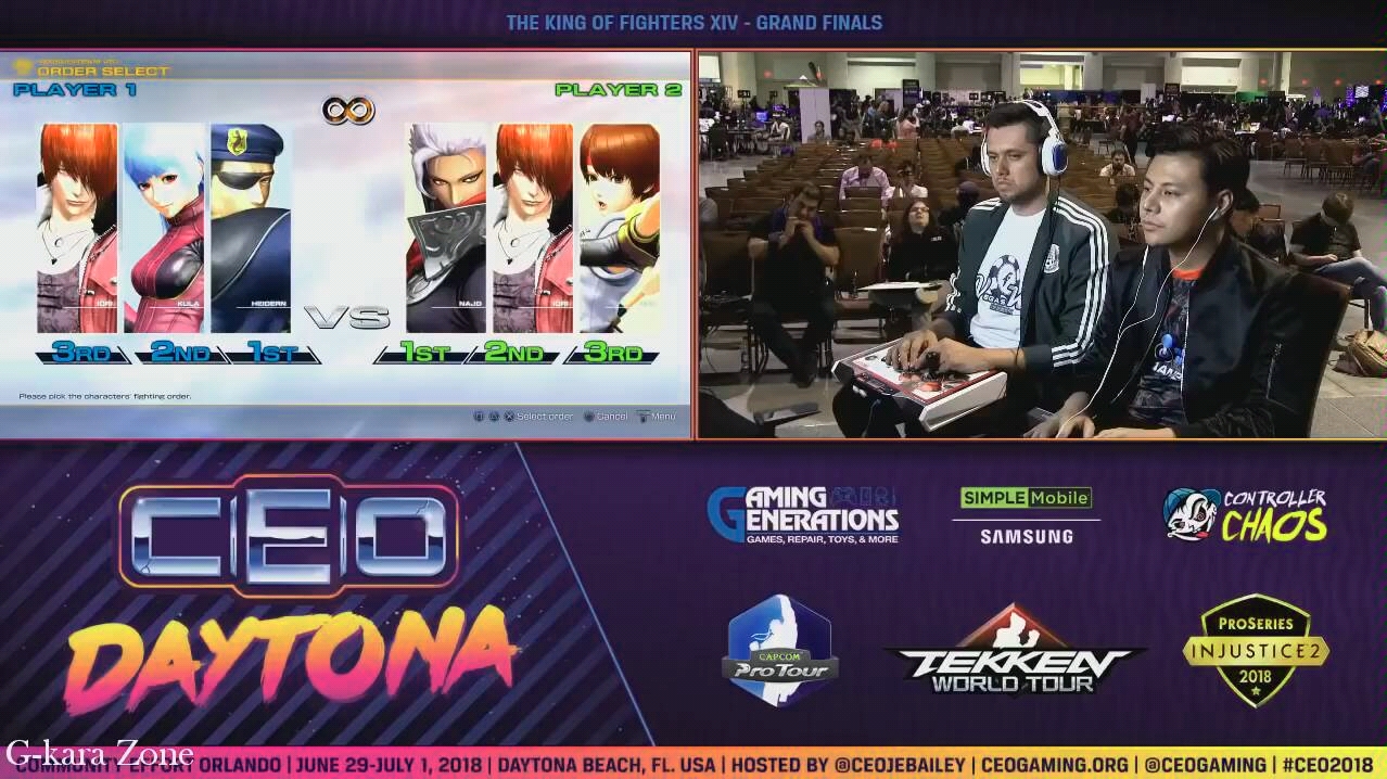 拳皇14美国ceo总决赛小孩xiohai卫冕冠军赛从败部杀入决赛对上wero