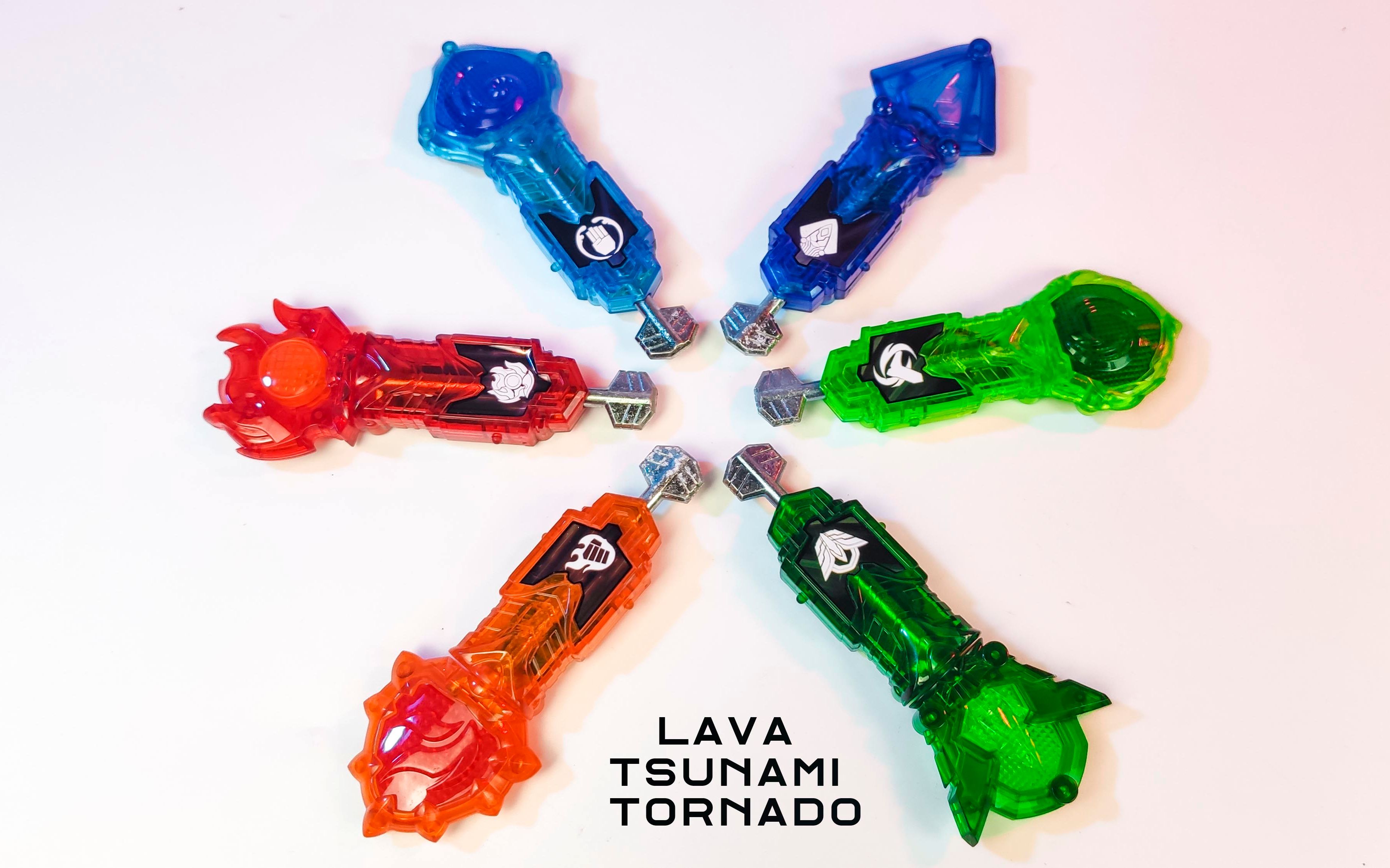 彩色透明版铠甲勇士拿瓦召唤钥匙!【玩家角度】