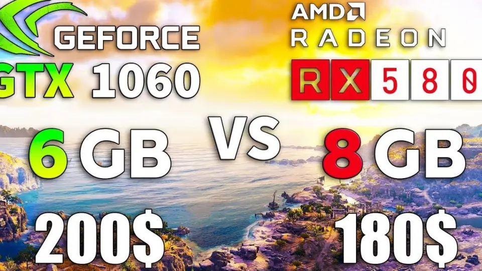 Radeon 580 vs on sale 1070