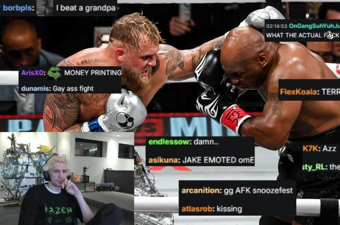 27岁网红拳手杰克保罗打赢58岁泰森让xqc赚了64万美元