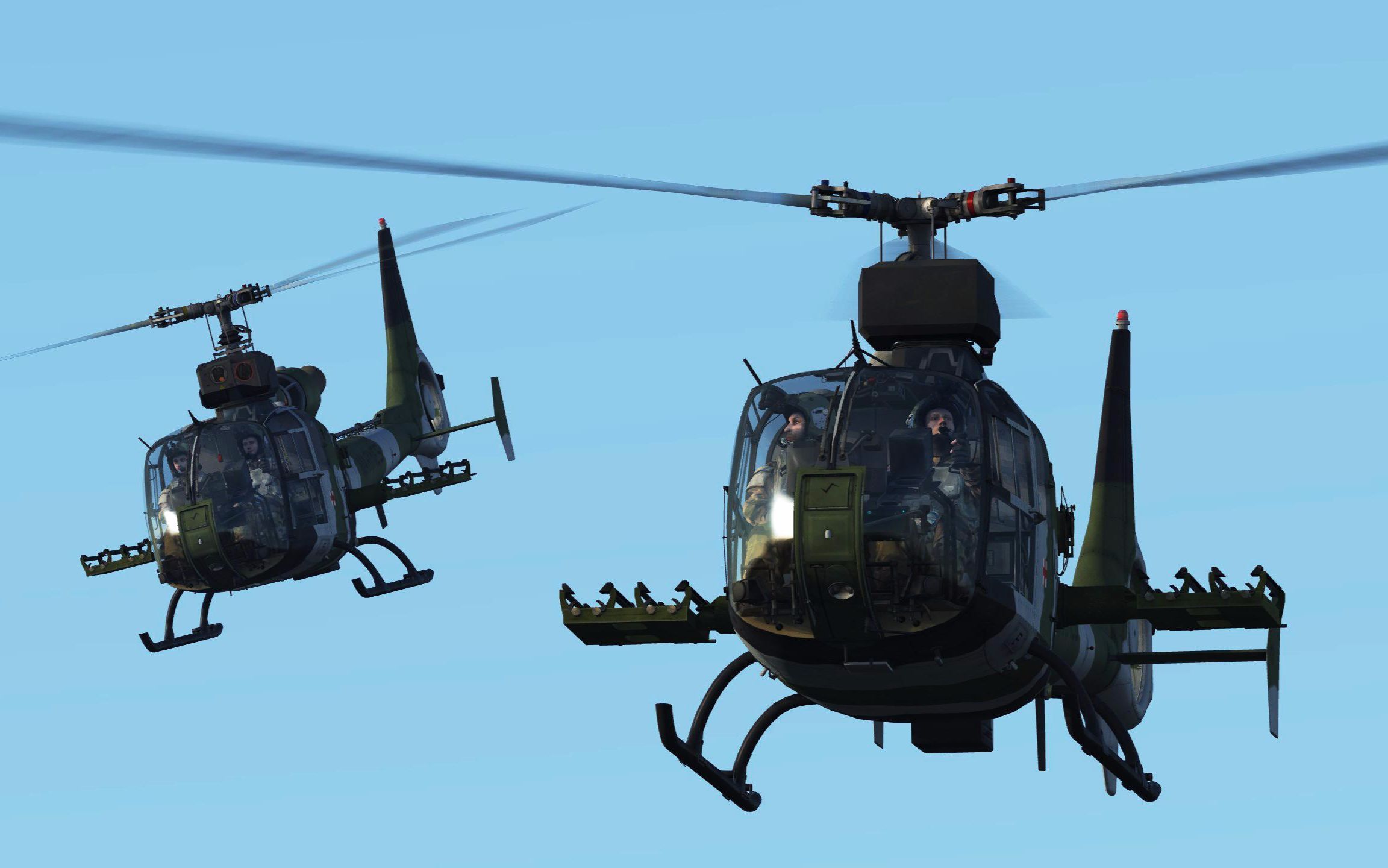 【dcs world】昨晚入手了小羚羊. _(:3」∠)