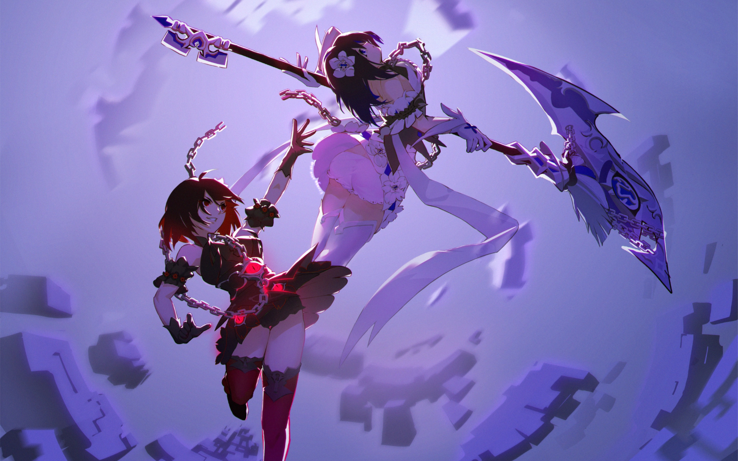 [崩坏3]终极区记忆战场 月神希 瞬杀 卡莲 31306(up37568) 出分十字架