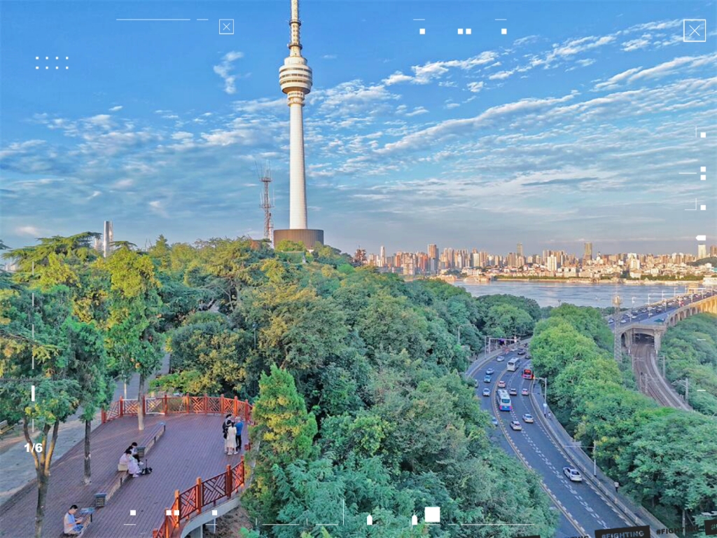 龟山公园山脊绿道新增一处观景平台