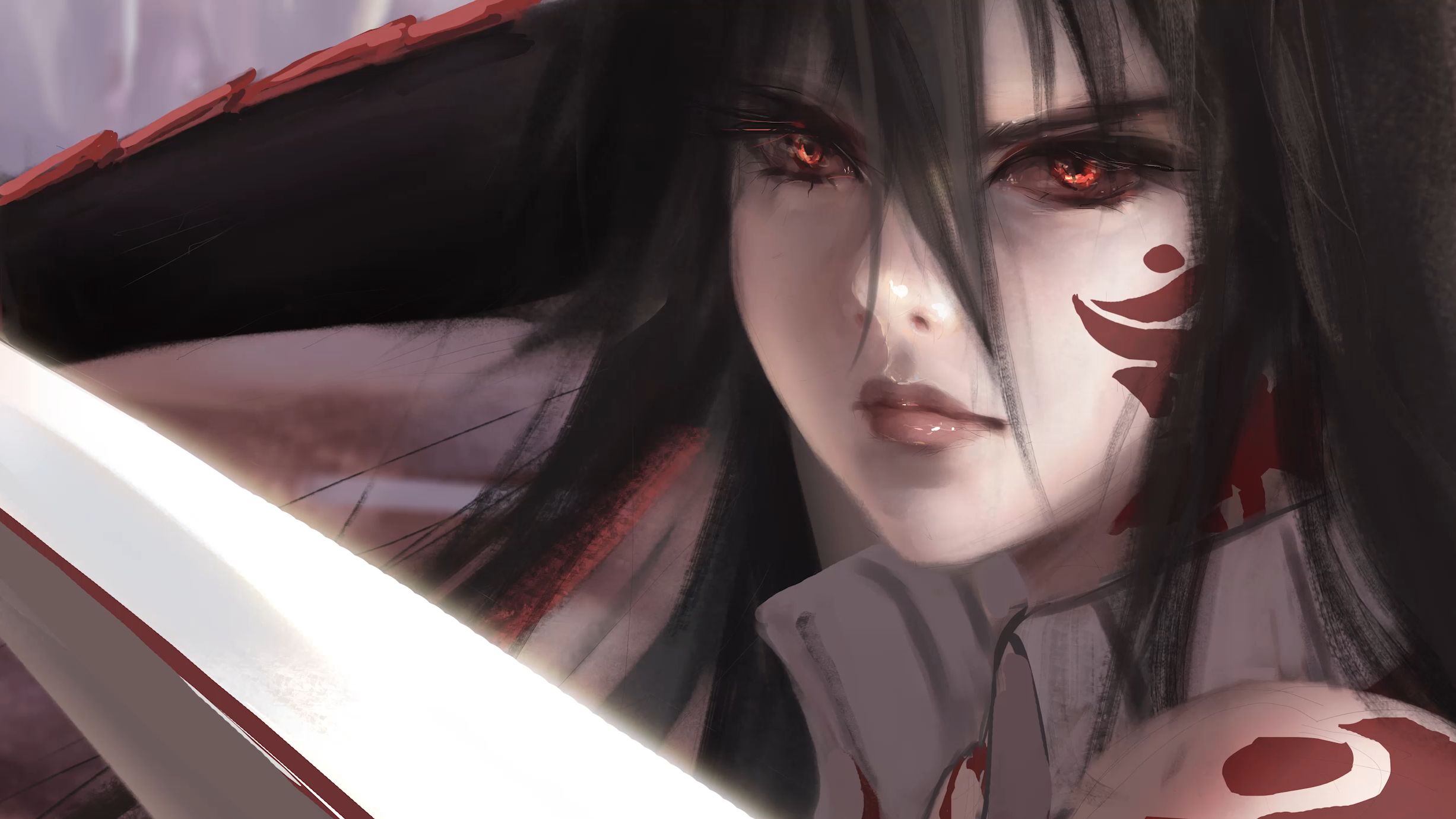 画一个赤瞳,还有人记得赤红之瞳吗