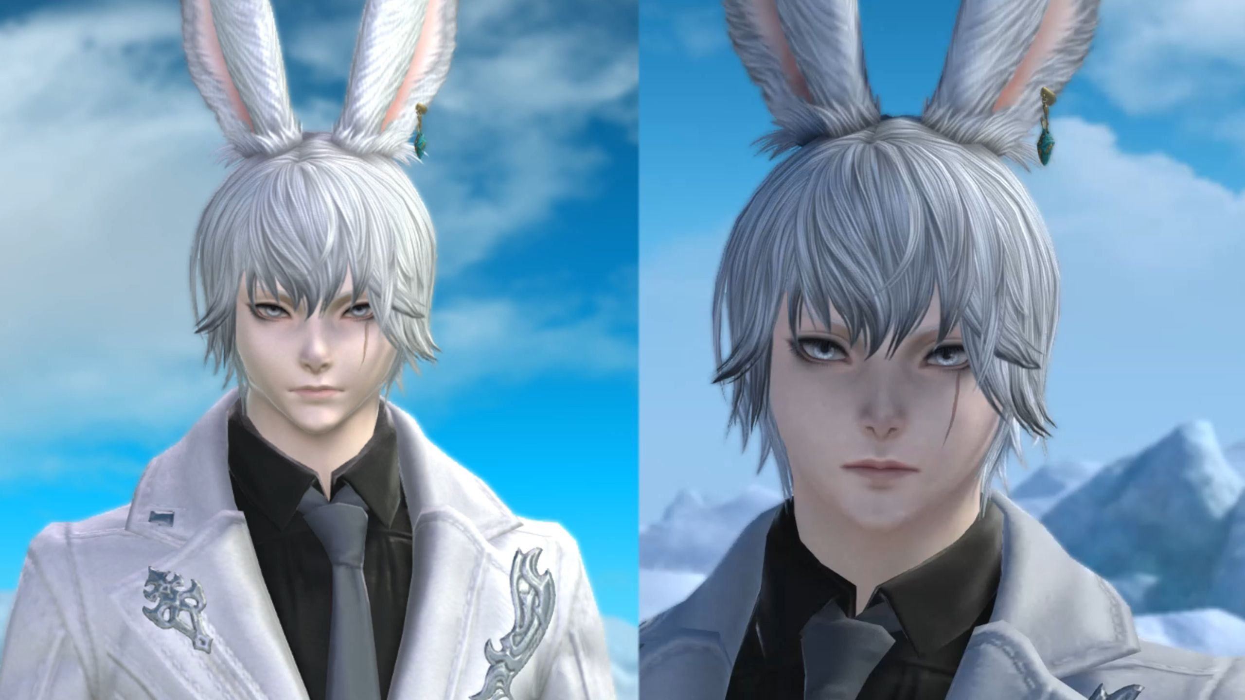 【FF14】兔男模型全表情自存内含中途受不了出去洗了个猫男哔哩哔哩bilibili