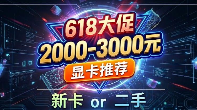 618显卡推荐2000-3000元显卡买新还是买旧?