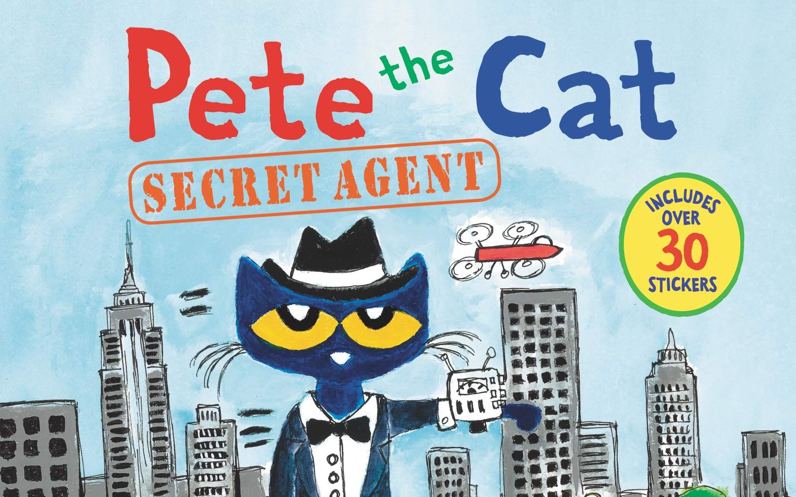 英语皮特猫之特工篇petethecatsecretagent儿童英语绘本故事