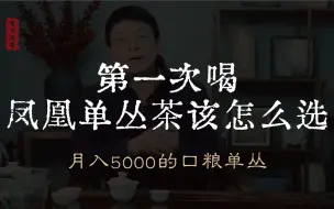 Video herunterladen: 第一次喝凤凰单丛茶该怎么选？