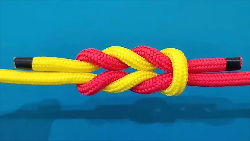 两根绳子接绳打结越拉越紧方法，手工DIY编绳_哔哩哔哩_bilibili