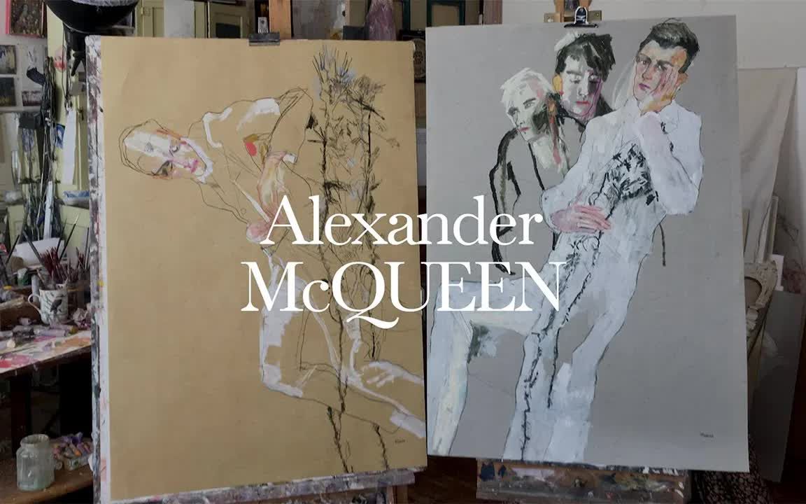 McQueen 创作大师系列:Howard Tangye 通过虚拟写生将 2020 秋冬男装蓟花印花栩栩如生,并分享他在素描和绘画轮廓方面的技巧.哔哩哔哩bilibili