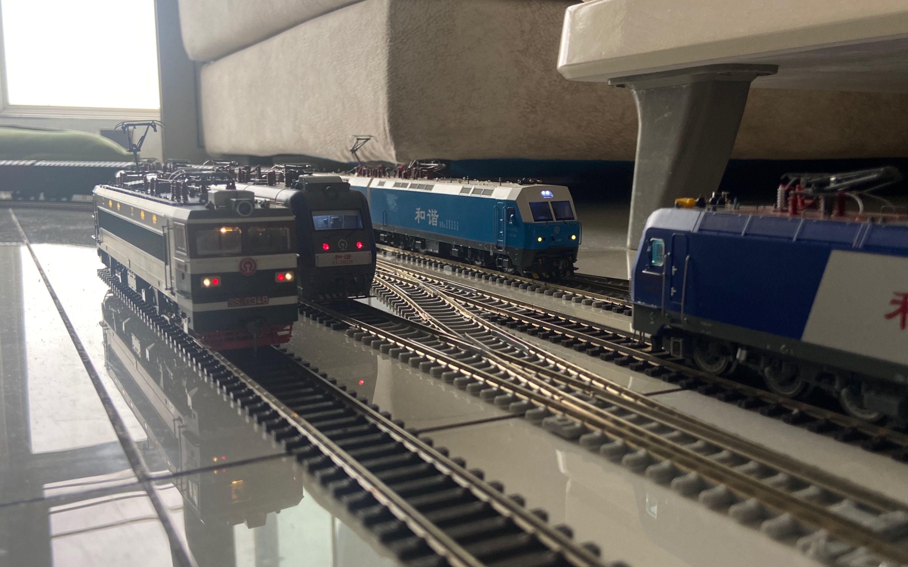 火车模型运转 货运锦集