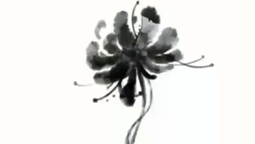 三翅蝶 十年生死两茫茫 水墨画彼岸花手绘 哔哩哔哩 つロ干杯 Bilibili