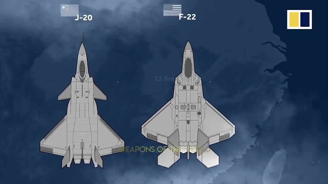 中国J20与美国F22比较,看看哪家强?哔哩哔哩bilibili