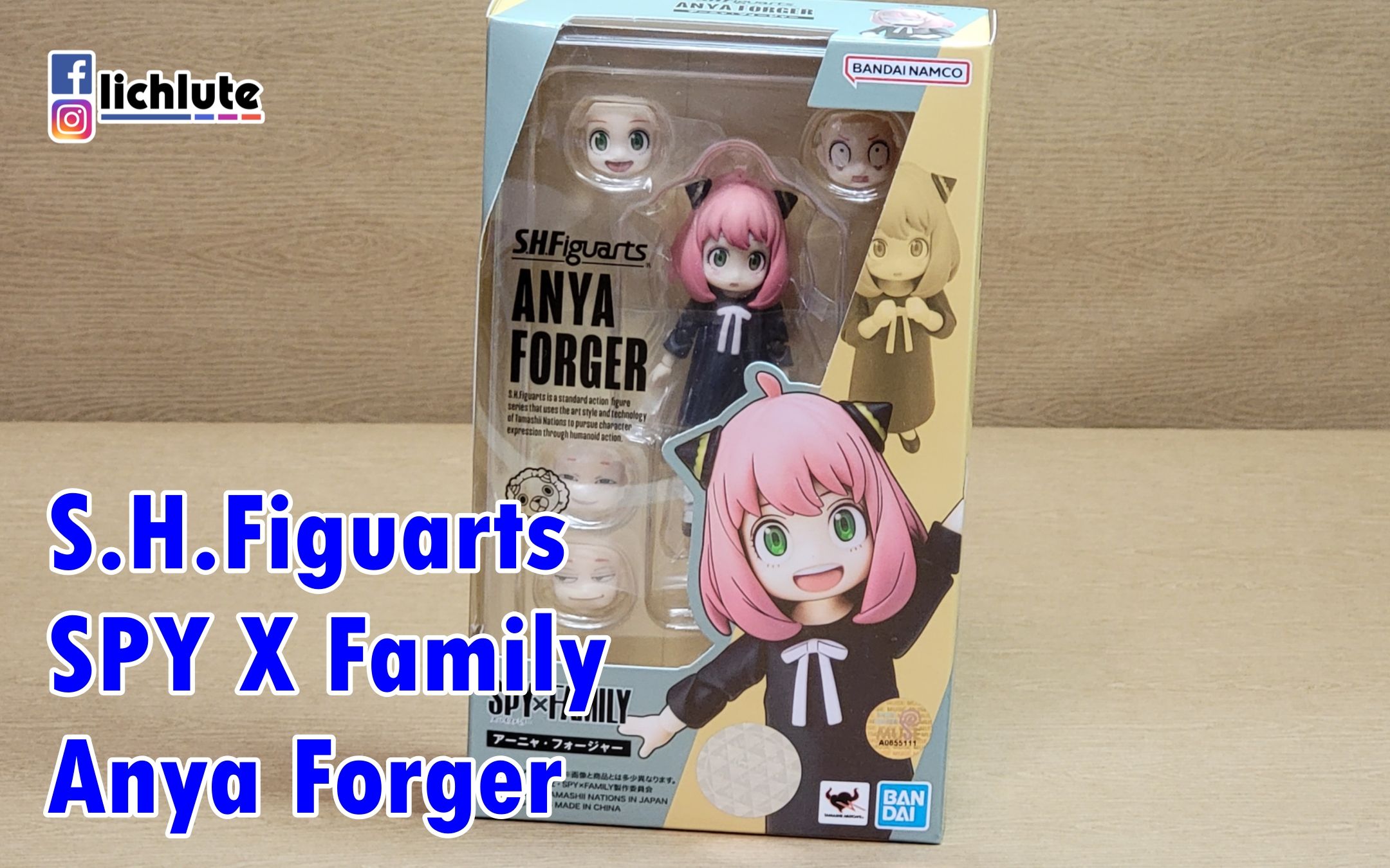 间谍过家家 阿妮亚 SHF 可动人偶 S H Figuarts SHF SPY X Family Anya Forger Unbox 胡服骑射的玩具开箱哔哩哔哩bilibili