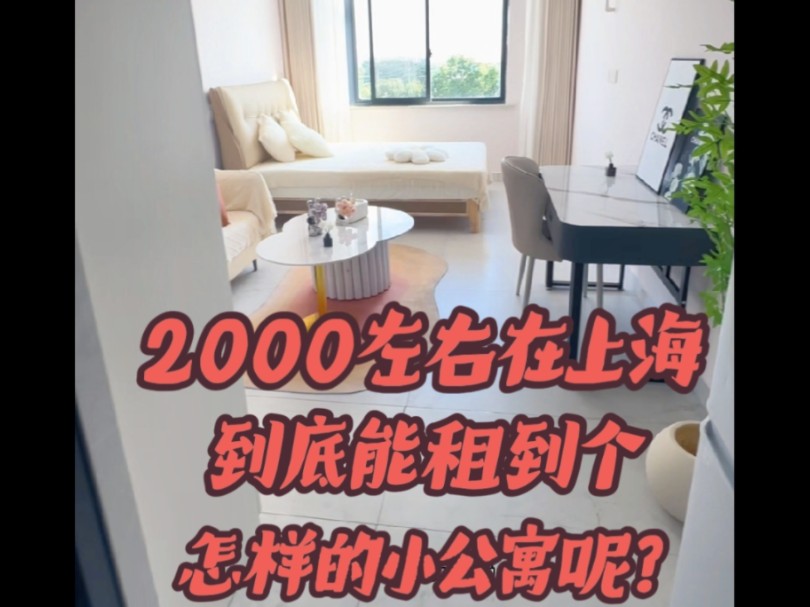 预算2000在上海能租到个怎样的公寓呢?哔哩哔哩bilibili