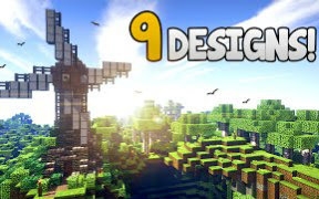 搬运|Minecraft|9个风车创意制作!哔哩哔哩bilibili