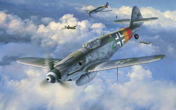 《戰爭雷霆》格鬥:bf109g14對抗p47m 講解