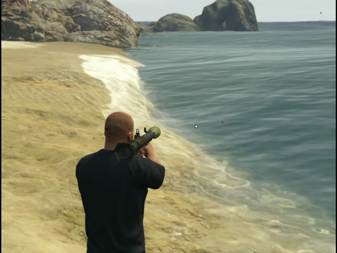 gta历代火箭筒射水特效展示