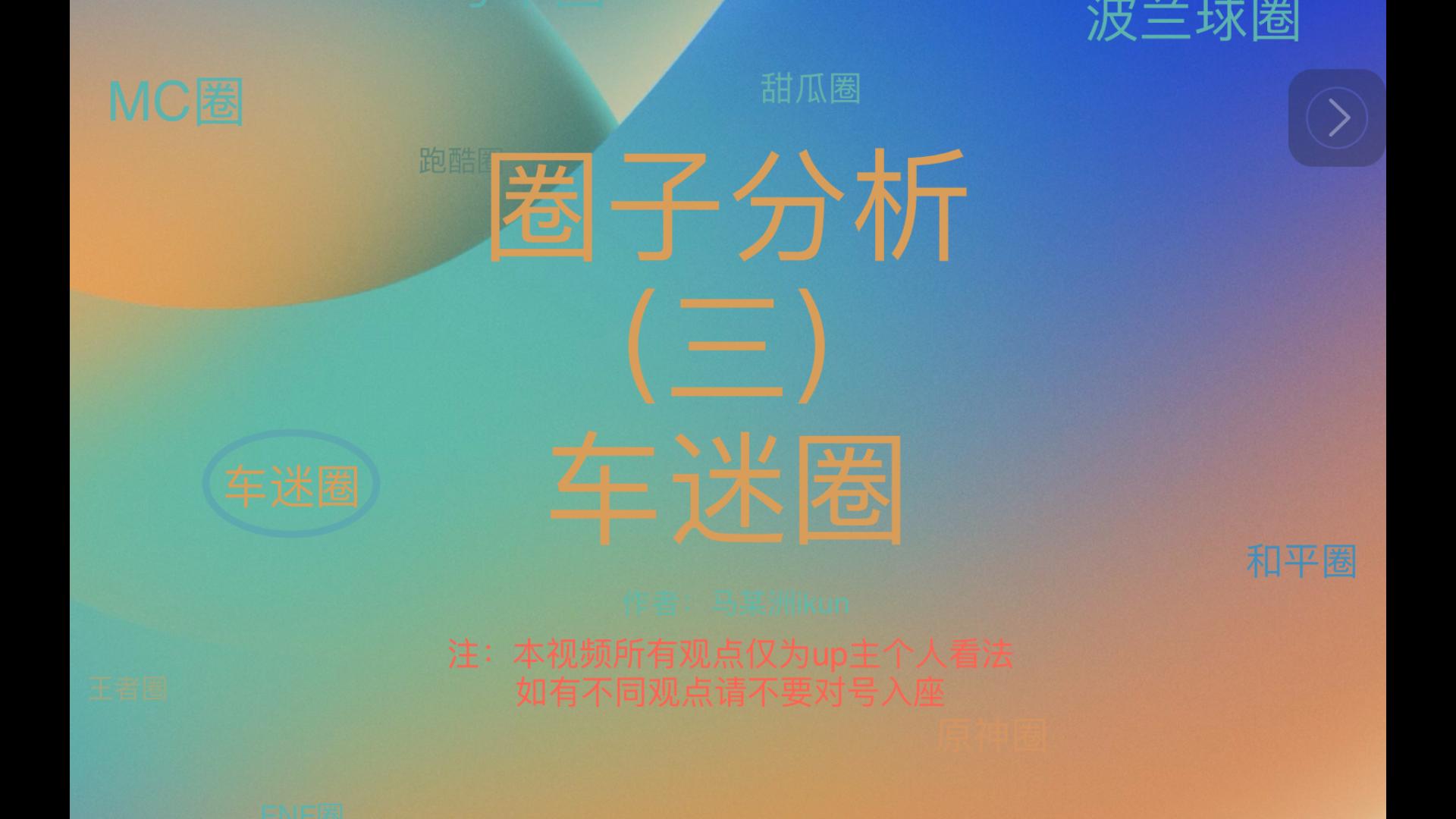 【网络圈子分析】第3期 车迷圈分析哔哩哔哩bilibili