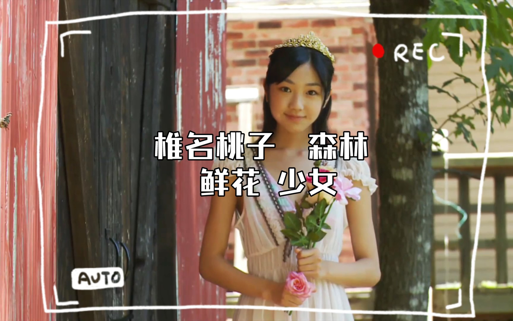 [图]椎名桃子  森林 鲜花 少女