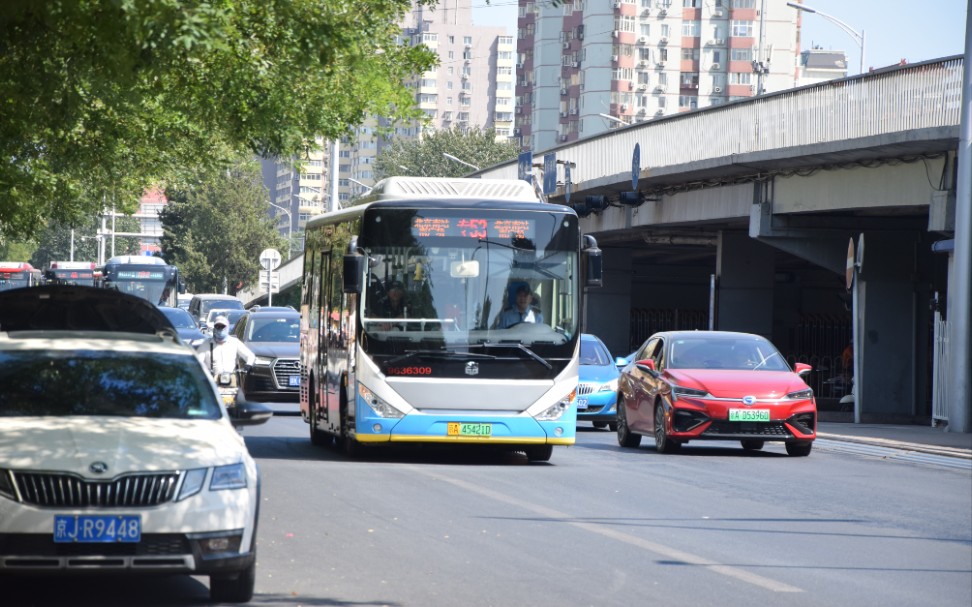 北京公交pov 专53路 北京南站南广场——北京南站南广场 全程前方展望