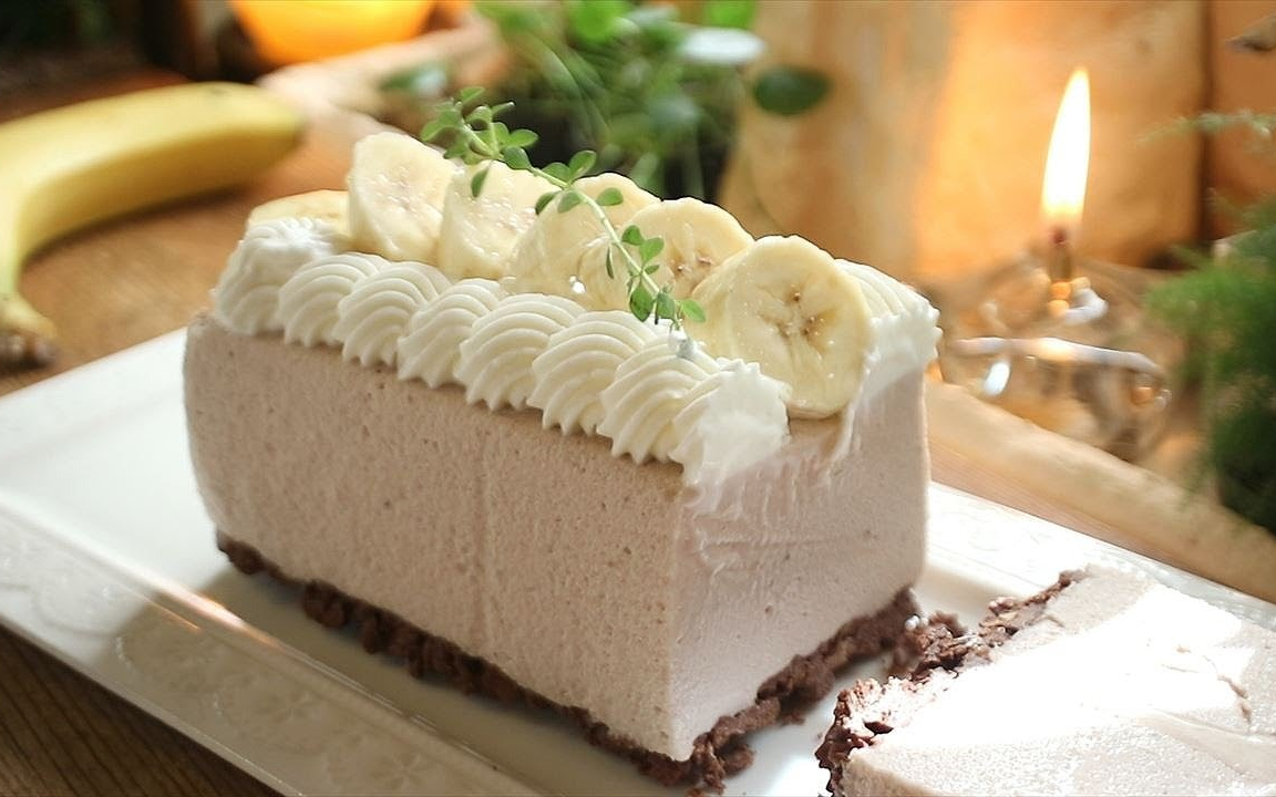 【coris】香蕉慕斯蛋糕~|banana mousse cake recipe