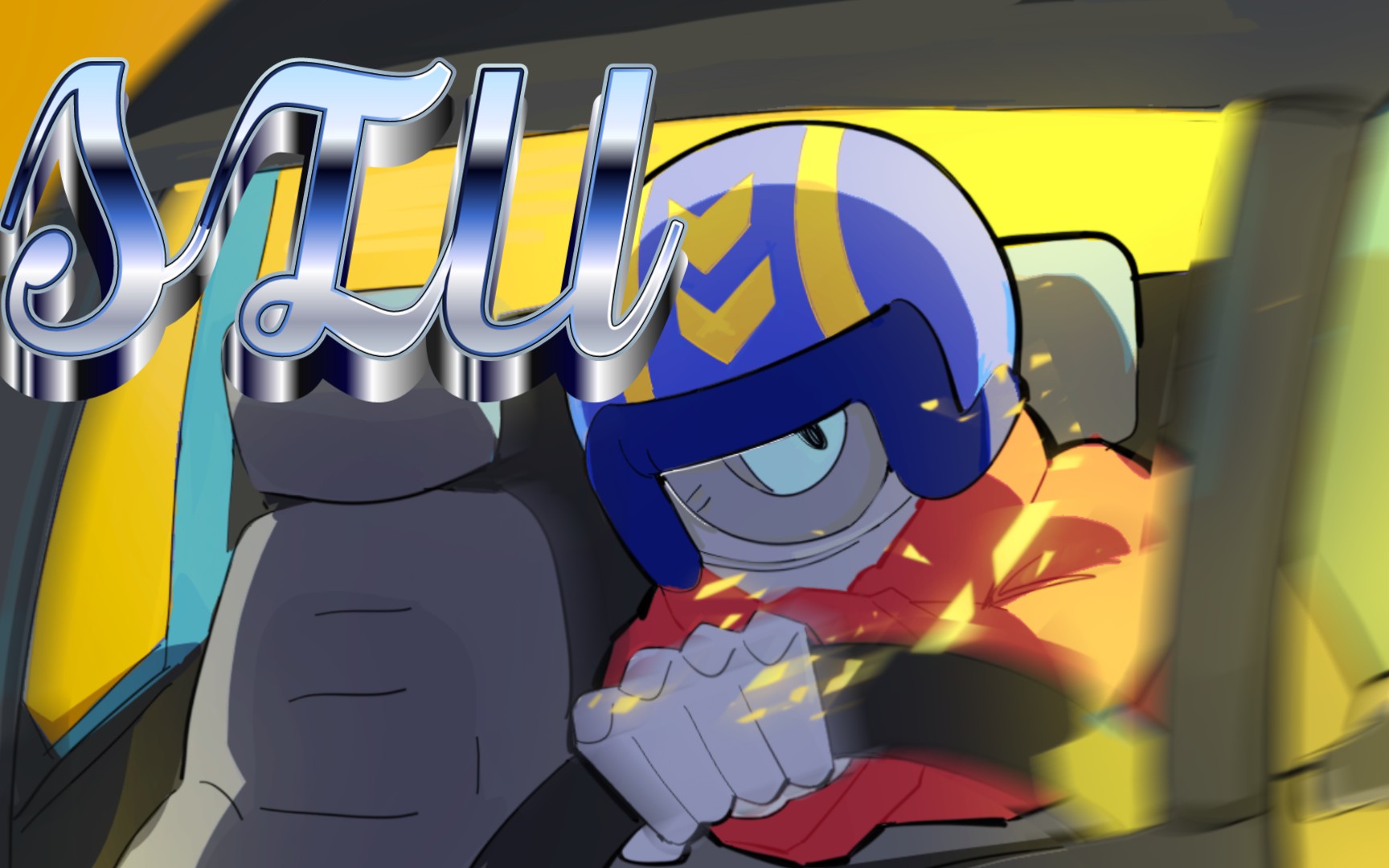 斯图自己开上车了!