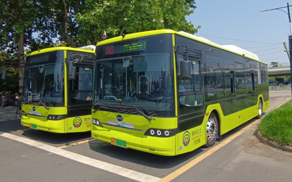 线路焕新|换车首发【常州公交】55路 白家桥→五星新新村 第一时间