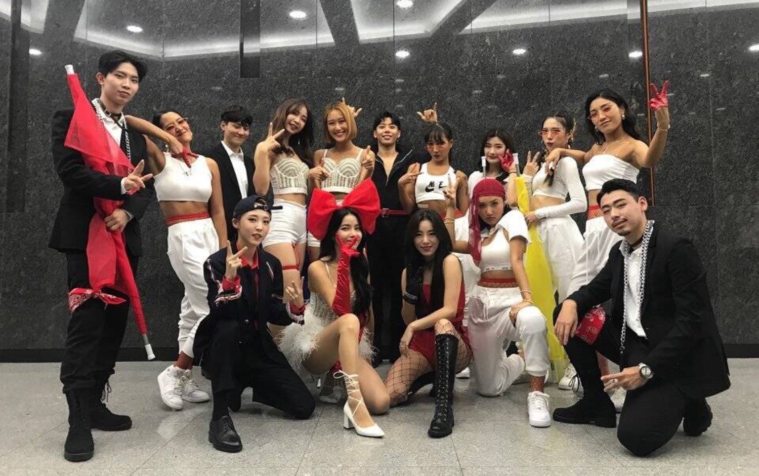 190912【mamamoo】queendom舞台cover【aoa】《good luck》_哔哩哔哩