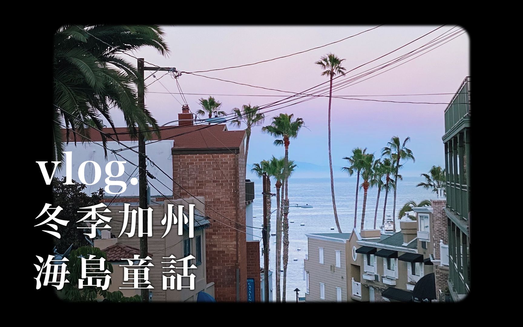 [图]vlog | 冬季加州的童话海岛🫧 Catalina Island｜胶片记录｜银色山坡