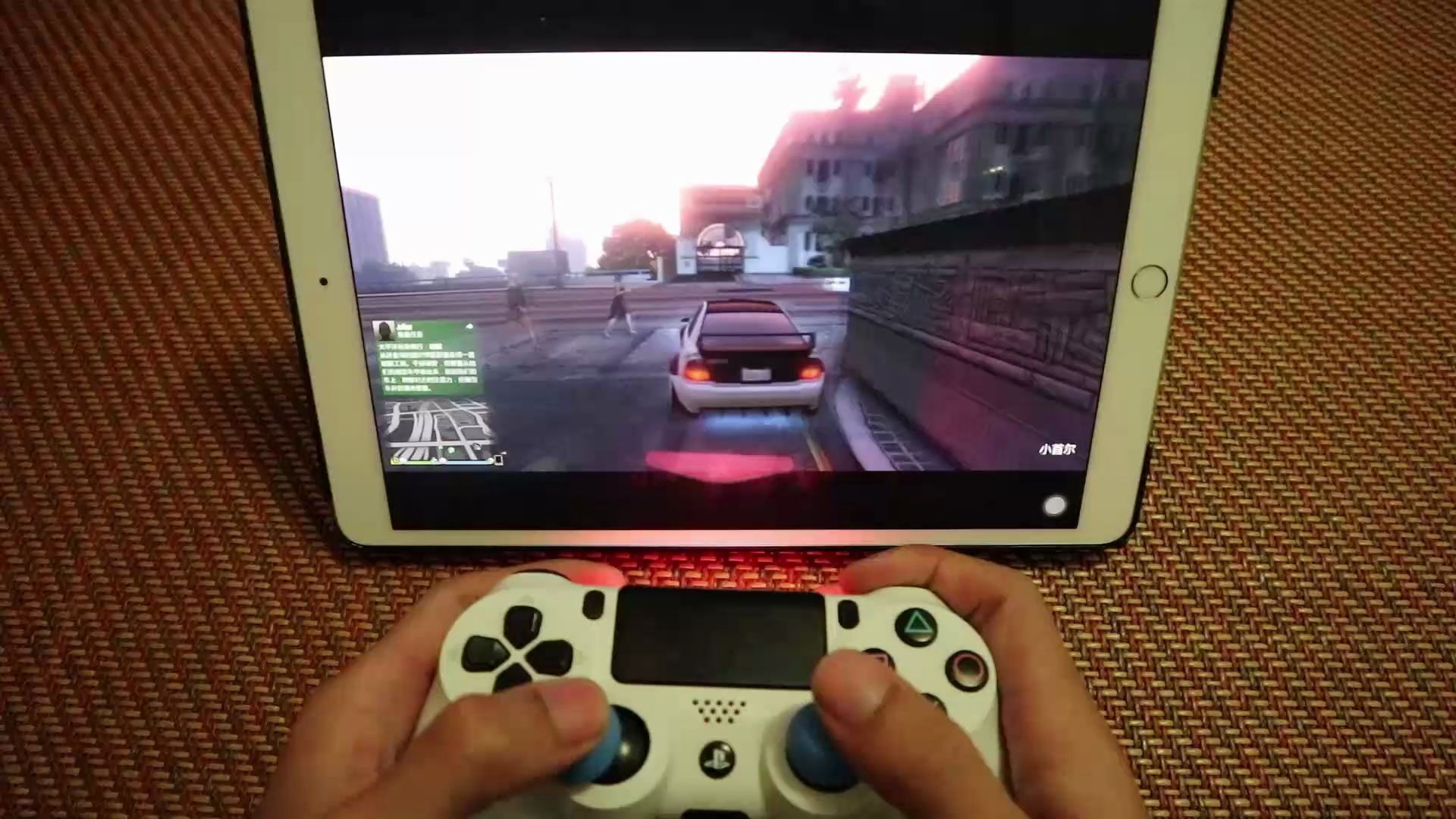 ps4手柄藍牙連接ipadpro玩gta5