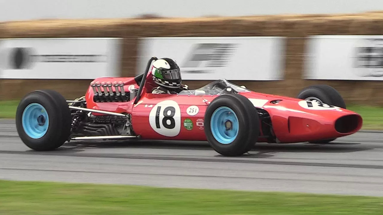 ferrari 1512 1.5l flat-12,我法首款平卧式v12引擎f1赛车