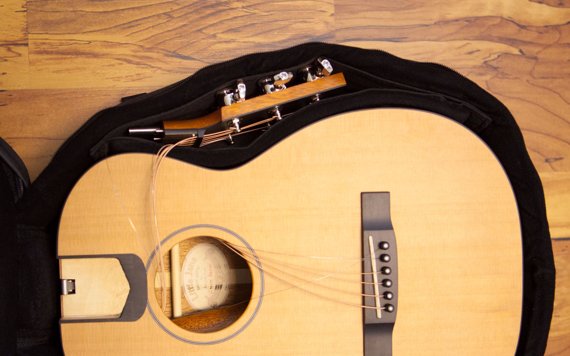 【吉他试听】furch捷克手工little jane可拆卸旅行吉他