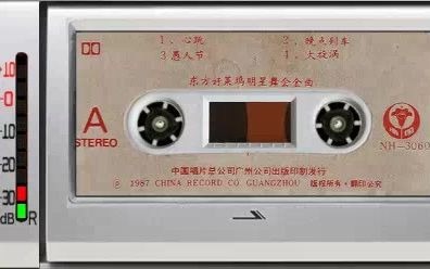 [图]1987年老磁带~《888东方好莱坞明星舞会金曲(中文版)》，胡月 吕邦银 演唱